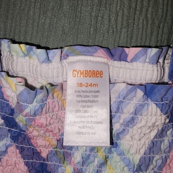 Gymboree Pastel Plaid Dress with Ruffles - Picture 2 of 4